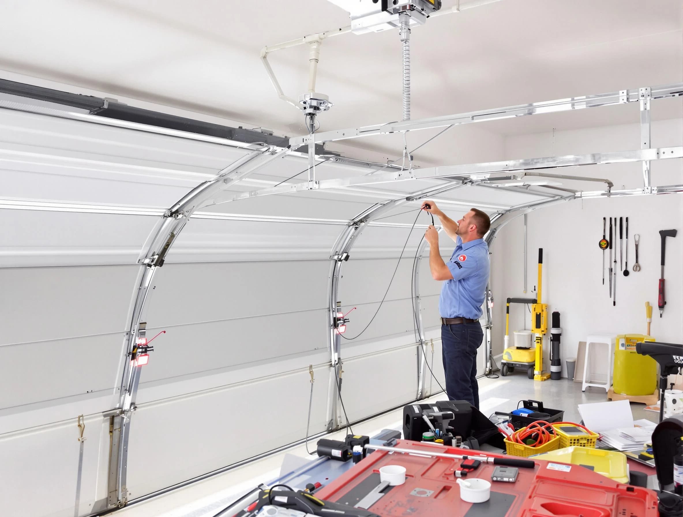 Garage door cable repair service by Lithia Springs Garage Door Repair in Lithia Springs