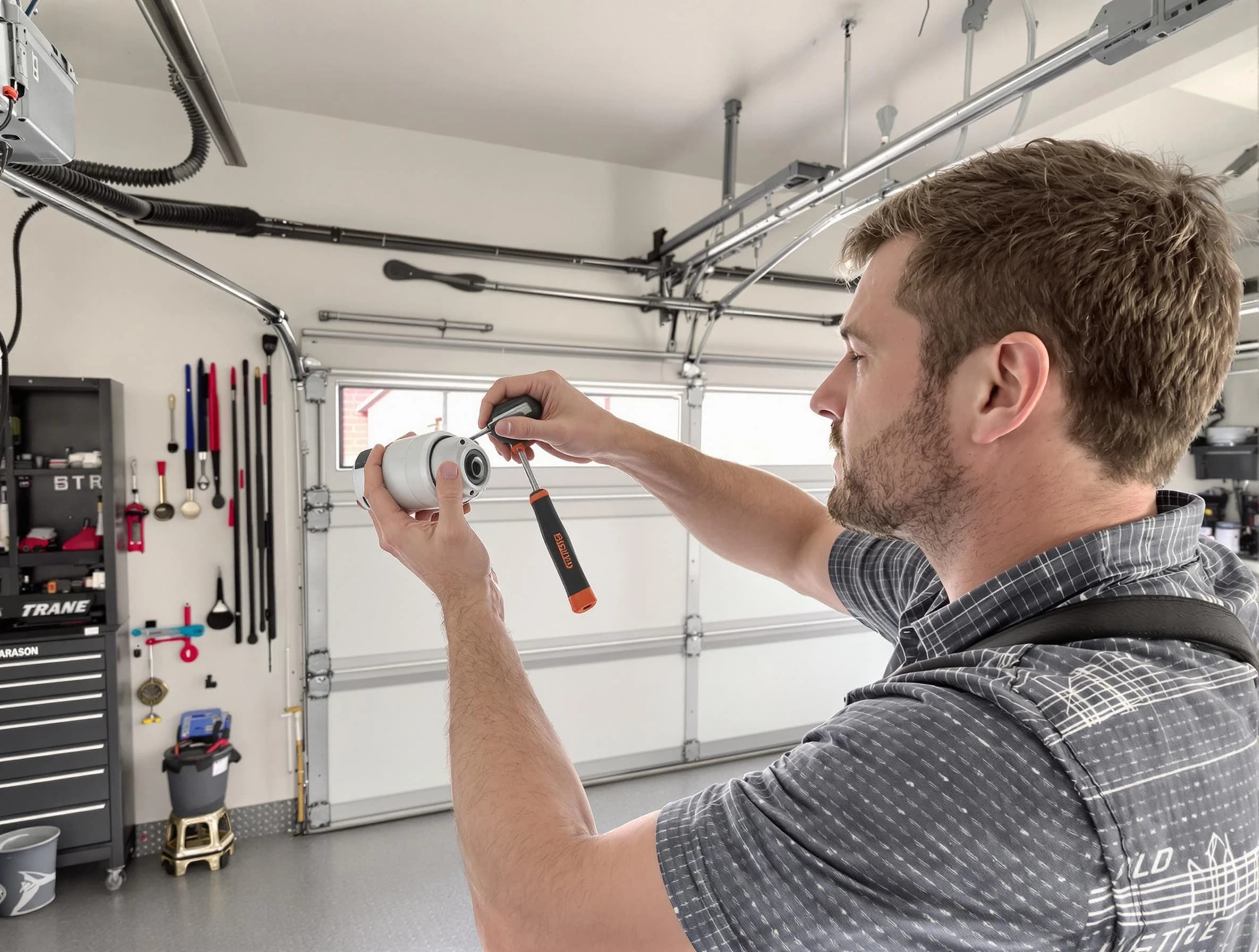 Garage door opener repair service by Lithia Springs Garage Door Repair in Lithia Springs