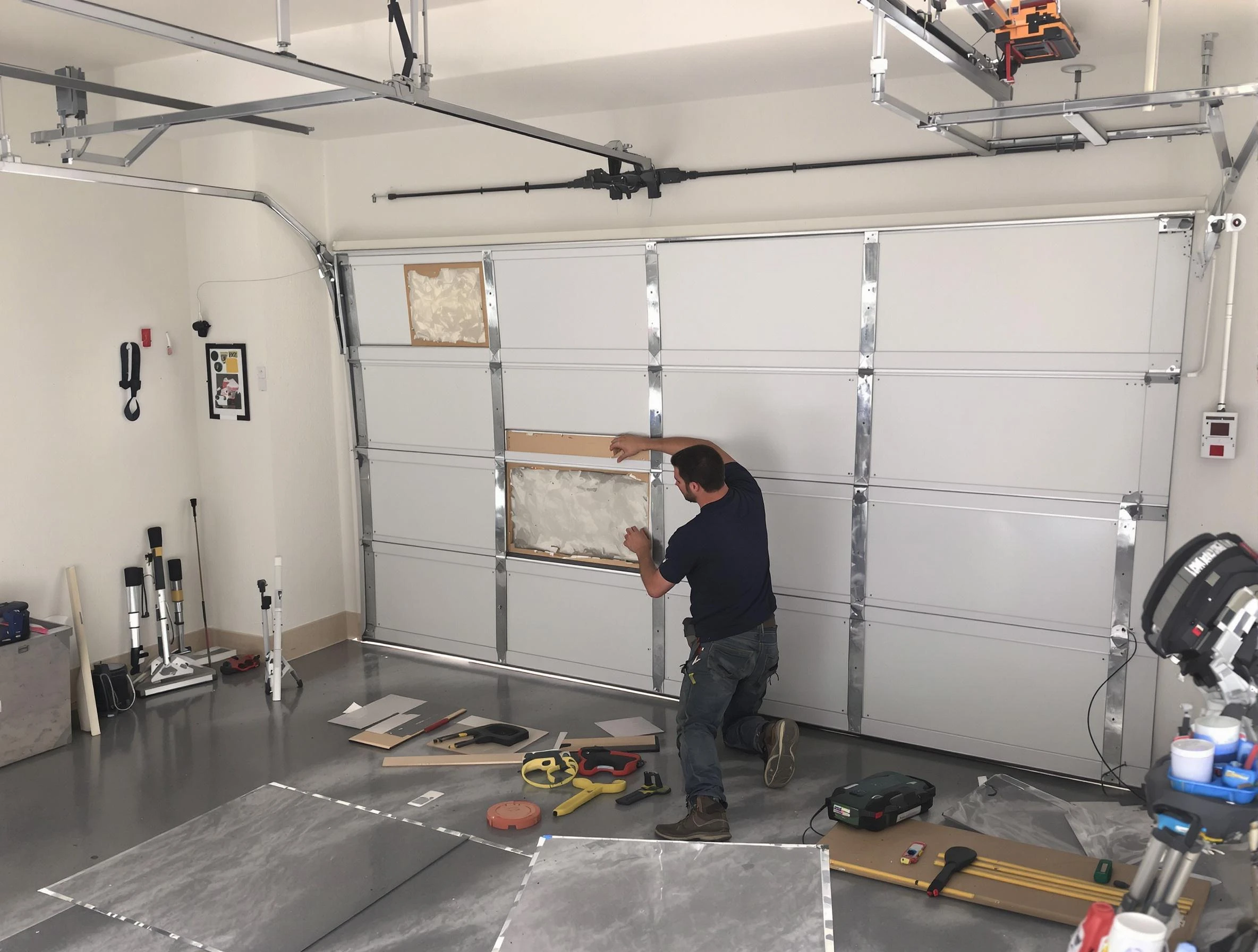 Garage Door Panel Repair in Lithia Springs