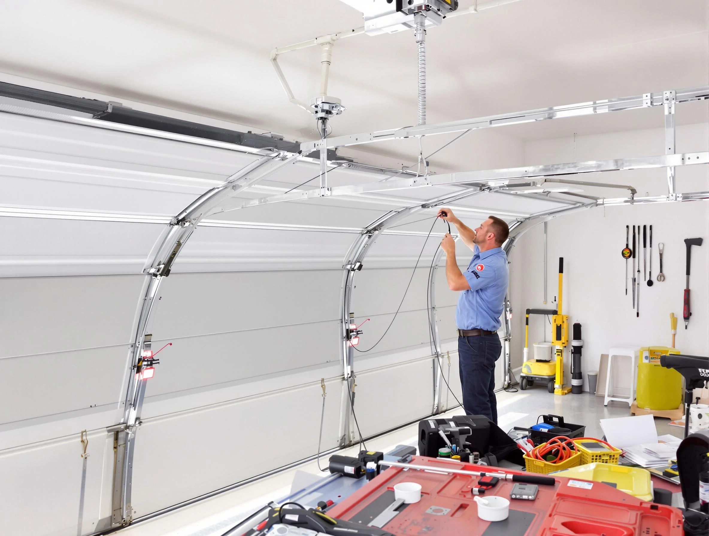 Garage door cable repair service by Lithia Springs Garage Door Repair in Lithia Springs