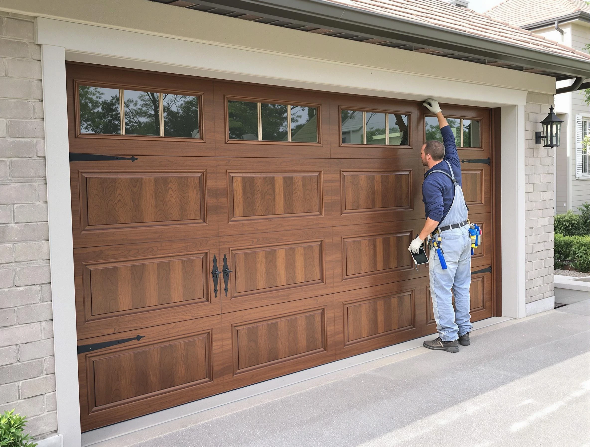 Custom garage door showcase by Lithia Springs Garage Door Repair in Lithia Springs