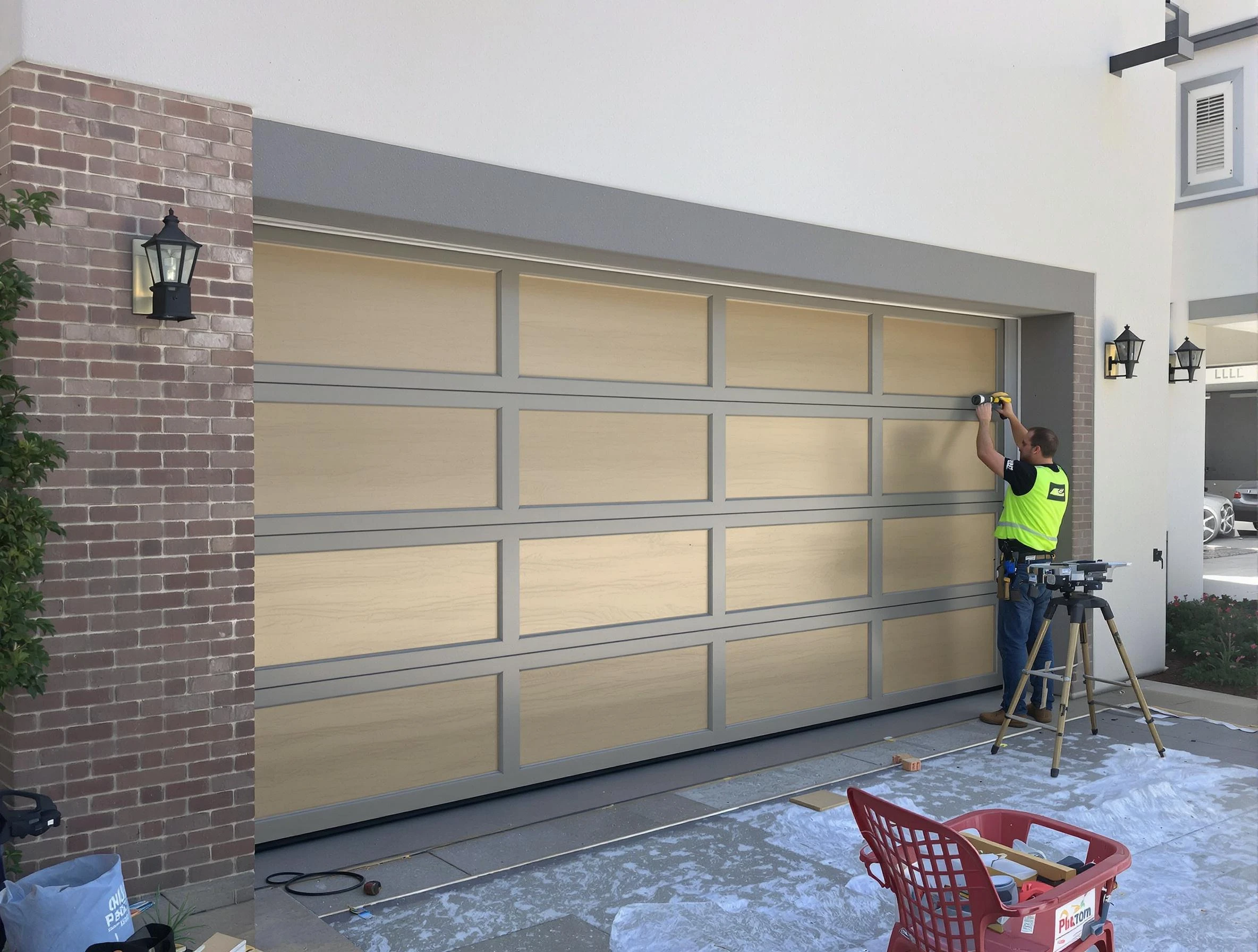Garage door replacement service by Lithia Springs Garage Door Repair in Lithia Springs