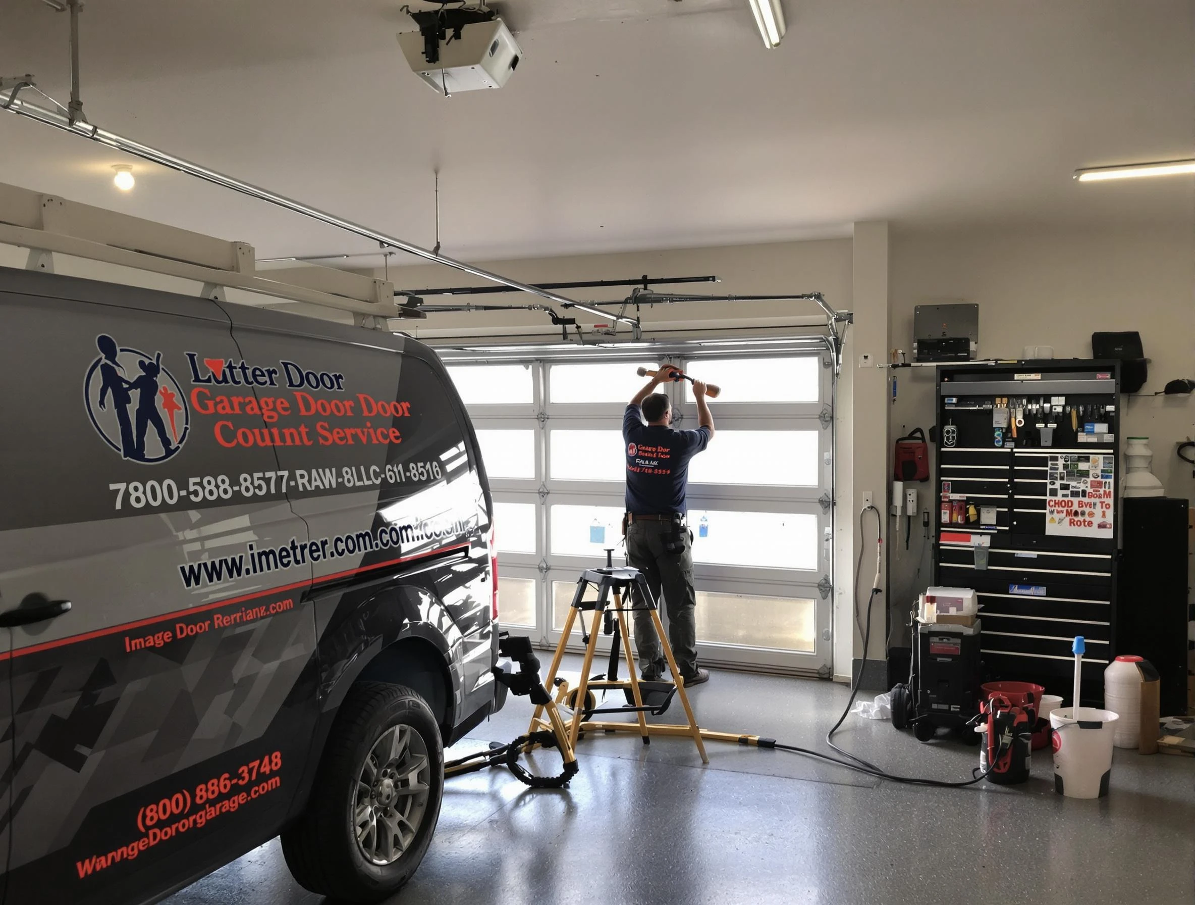 Lithia Springs Garage Door Repair rapid response team performing same-day repair in Lithia Springs